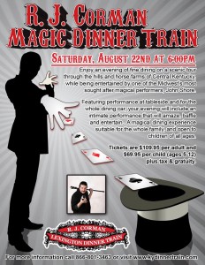 RJ Magic dinner train