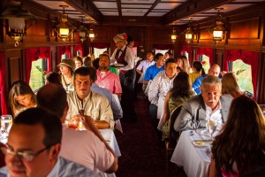 dinner train audience