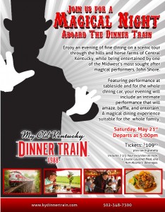 rj corman may dinner train